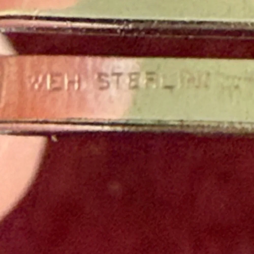 weh sterling cufflinks
